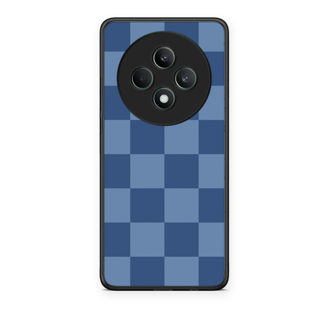 Θήκη Oppo Reno12 F 5G / FS 5G Denim Blue Checkerboard από τη Smartfits με σχέδιο στο πίσω μέρος και μαύρο περίβλημα | Oppo Reno12 F 5G / FS 5G Denim Blue Checkerboard case with colorful back and black bezels