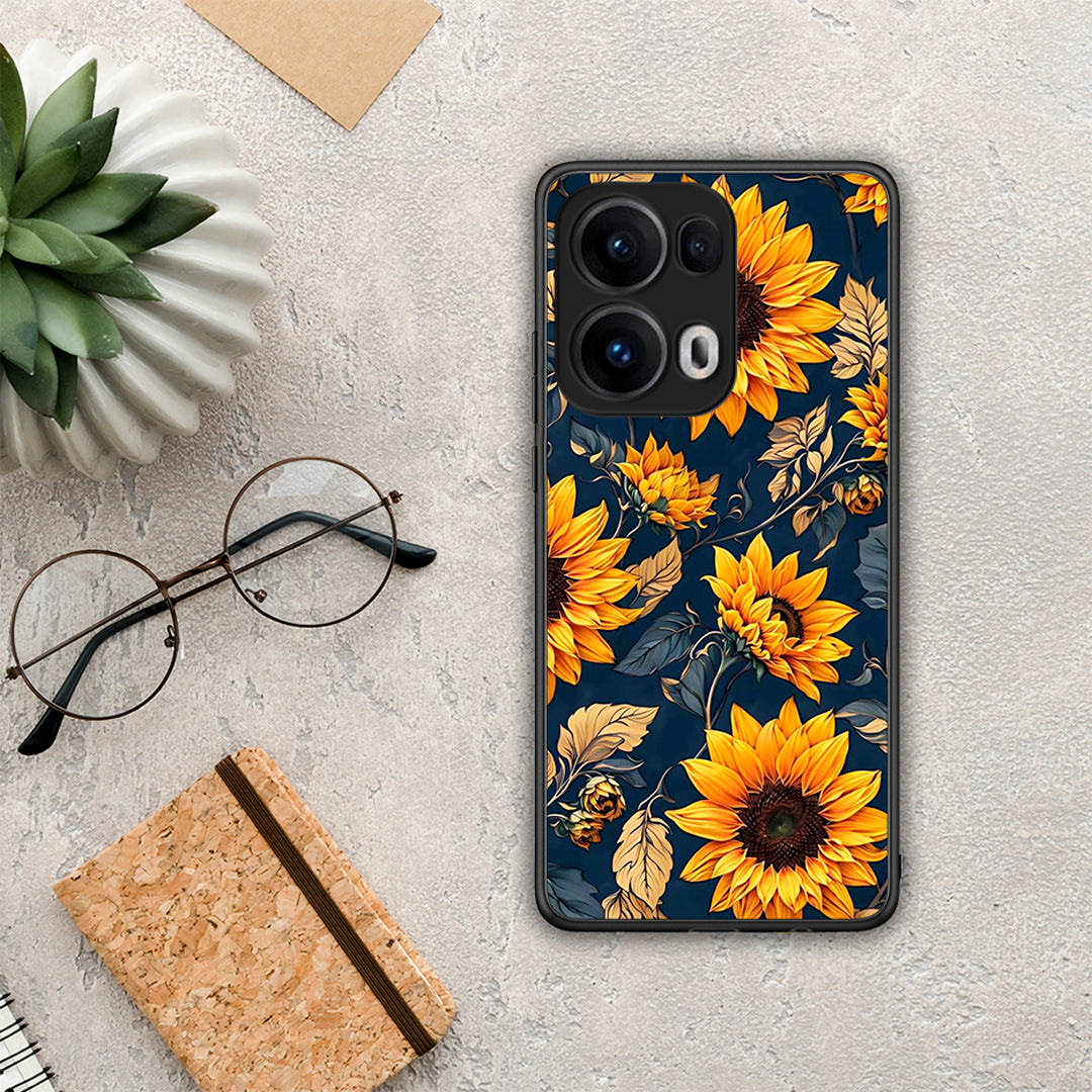 Autumn Sunflowers - Oppo Reno13 Pro θήκη