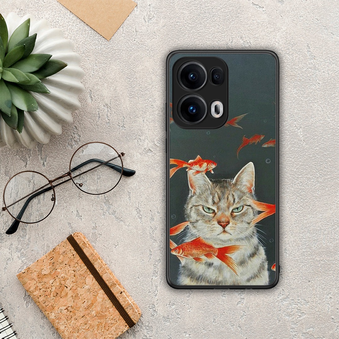 Cat Goldfish - Oppo Reno13 Pro θήκη