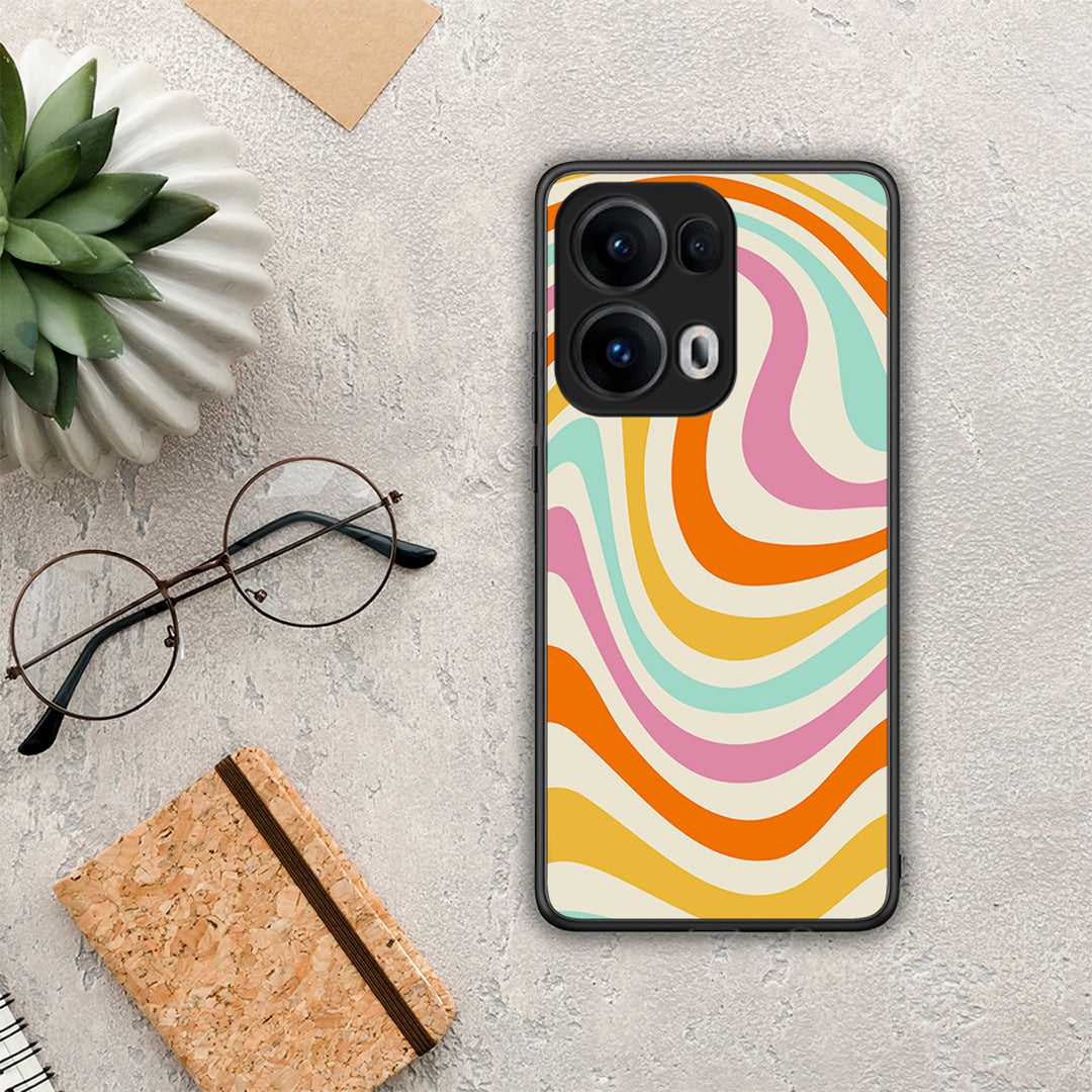 Colourful Waves - Oppo Reno13 Pro θήκη