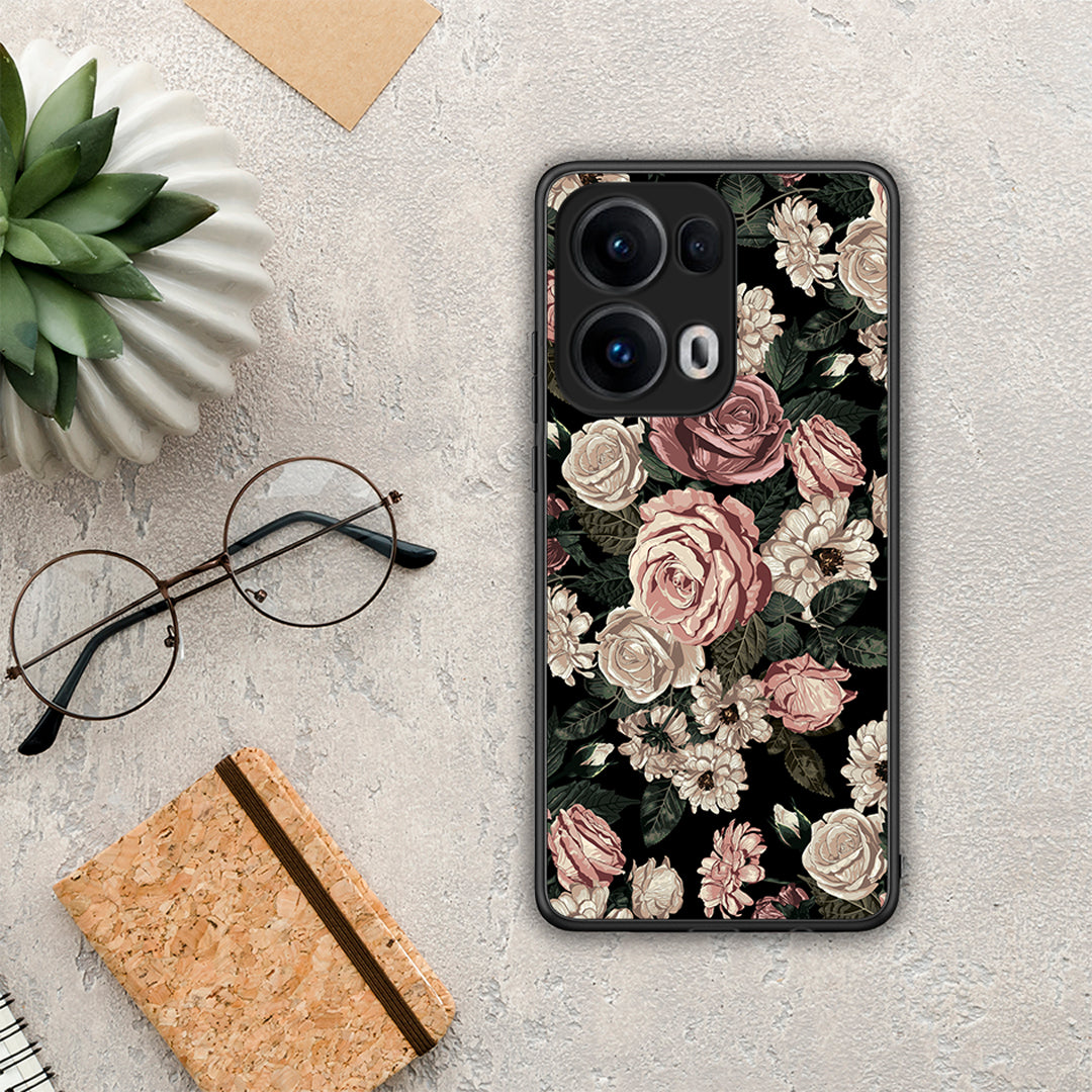 Flower Wild Roses - Oppo Reno13 Pro θήκη
