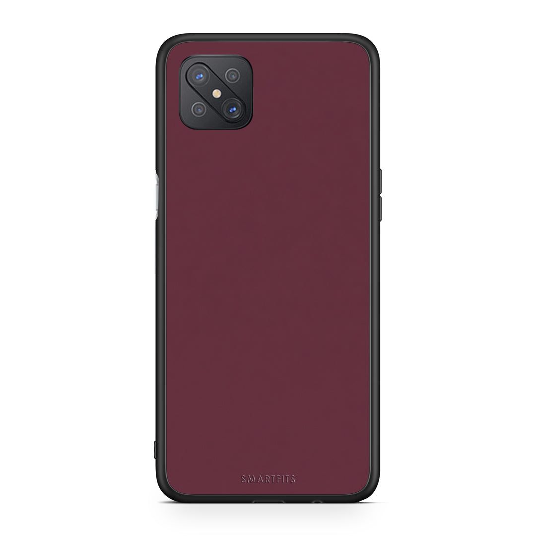 Θήκη Oppo Reno4 Z 5G / A92s Muted Burgundy από τη Smartfits με σχέδιο στο πίσω μέρος και μαύρο περίβλημα | Oppo Reno4 Z 5G / A92s Muted Burgundy case with colorful back and black bezels
