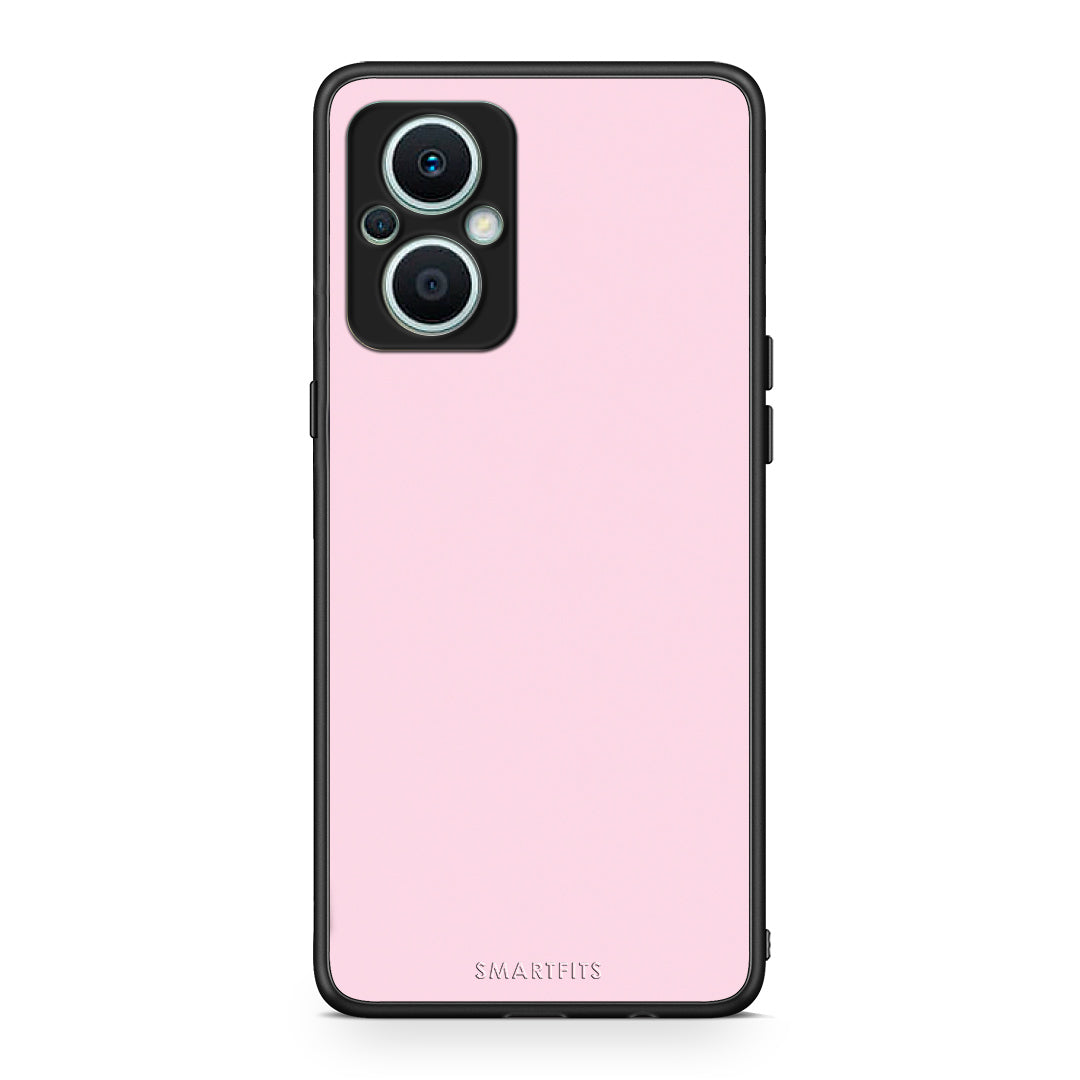 Θήκη Oppo Reno7 Lite Pale Pink από τη Smartfits με σχέδιο στο πίσω μέρος και μαύρο περίβλημα | Oppo Reno7 Lite Pale Pink case with colorful back and black bezels