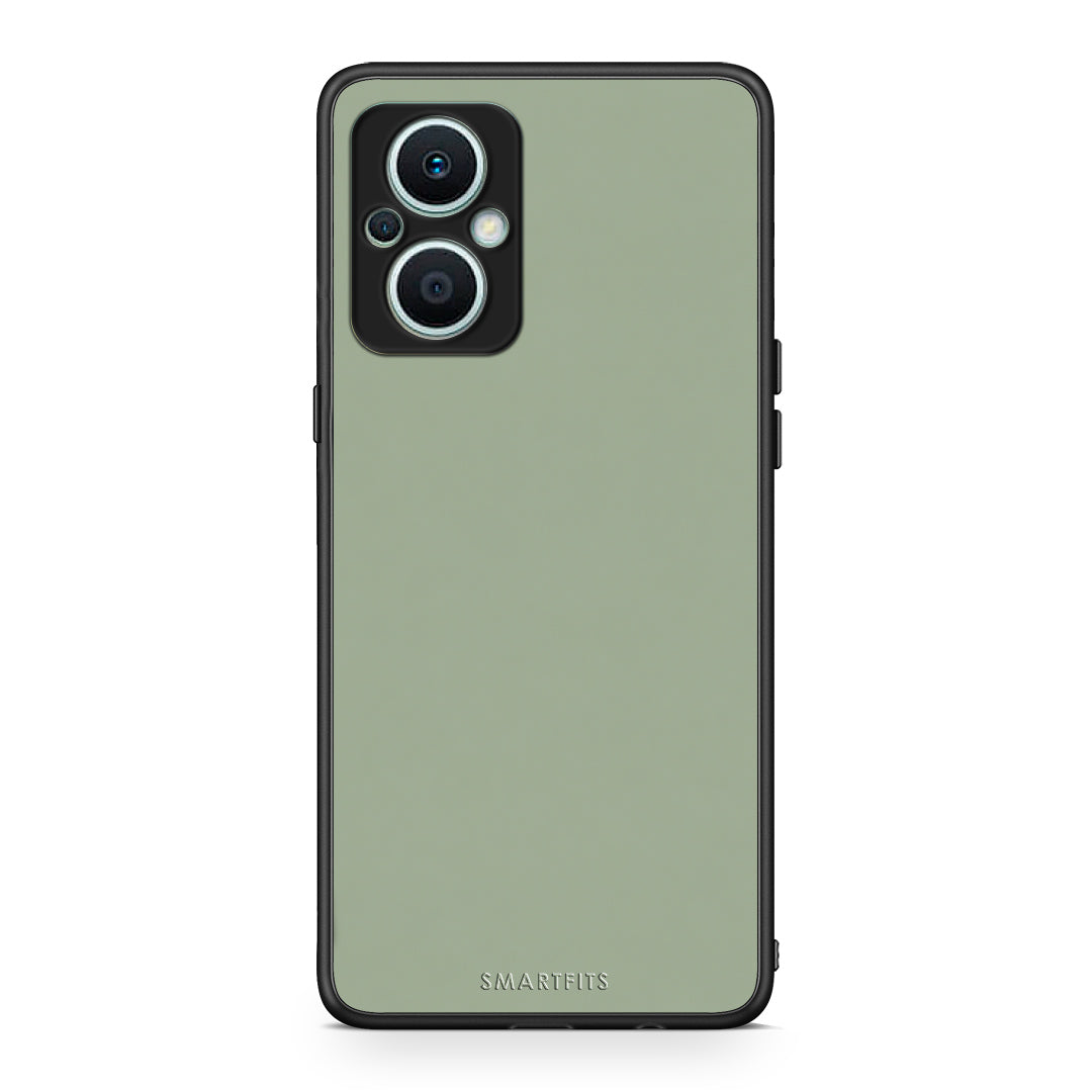 Θήκη Oppo Reno7 Lite Sage Green από τη Smartfits με σχέδιο στο πίσω μέρος και μαύρο περίβλημα | Oppo Reno7 Lite Sage Green case with colorful back and black bezels