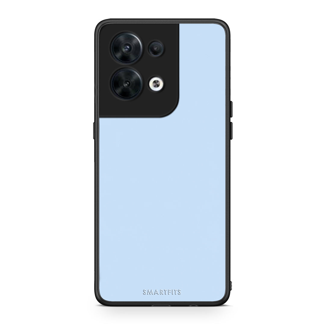 Θήκη Oppo Reno8 5G Powder Blue από τη Smartfits με σχέδιο στο πίσω μέρος και μαύρο περίβλημα | Oppo Reno8 5G Powder Blue case with colorful back and black bezels