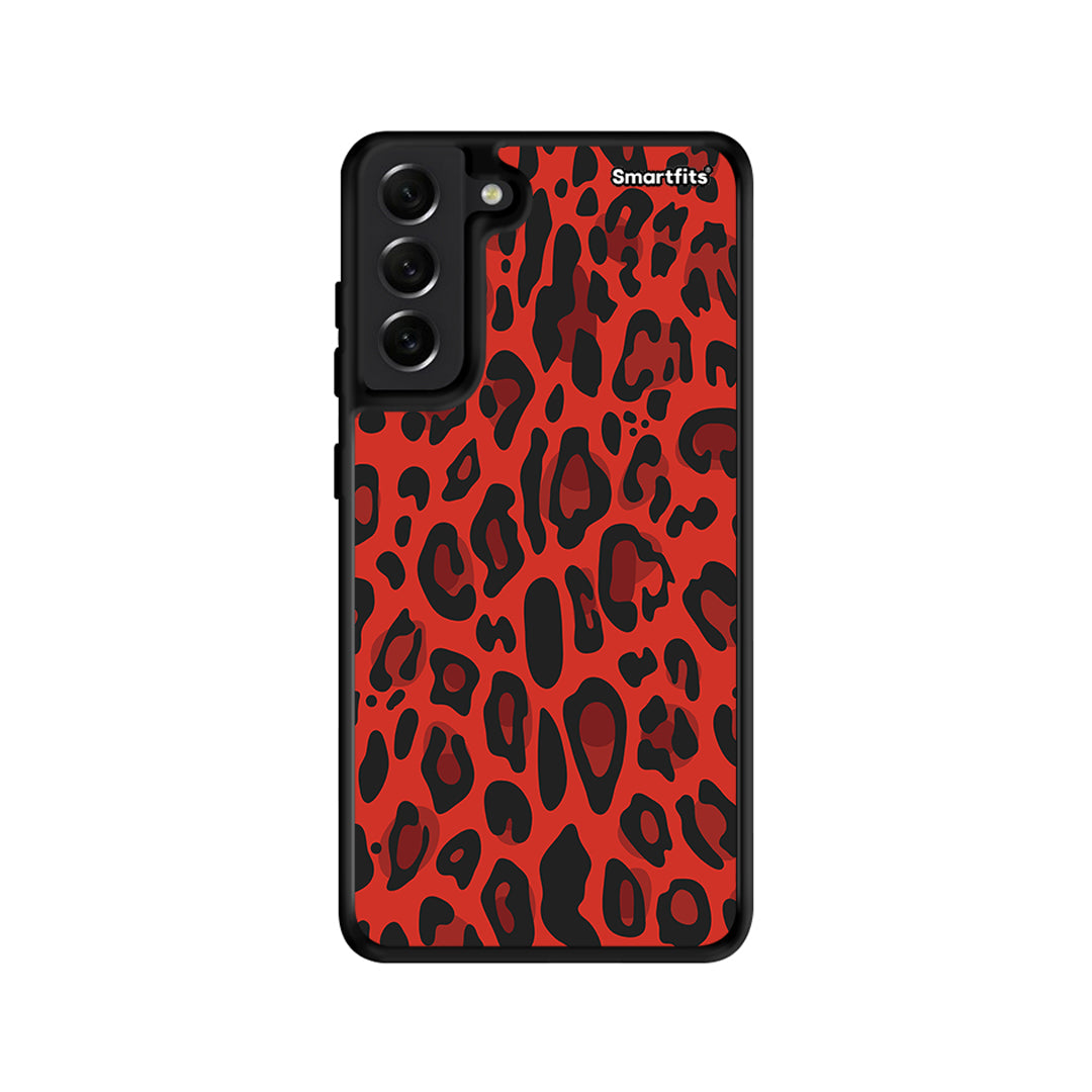 Animal Red Leopard - Samsung Galaxy S21 FE θήκη