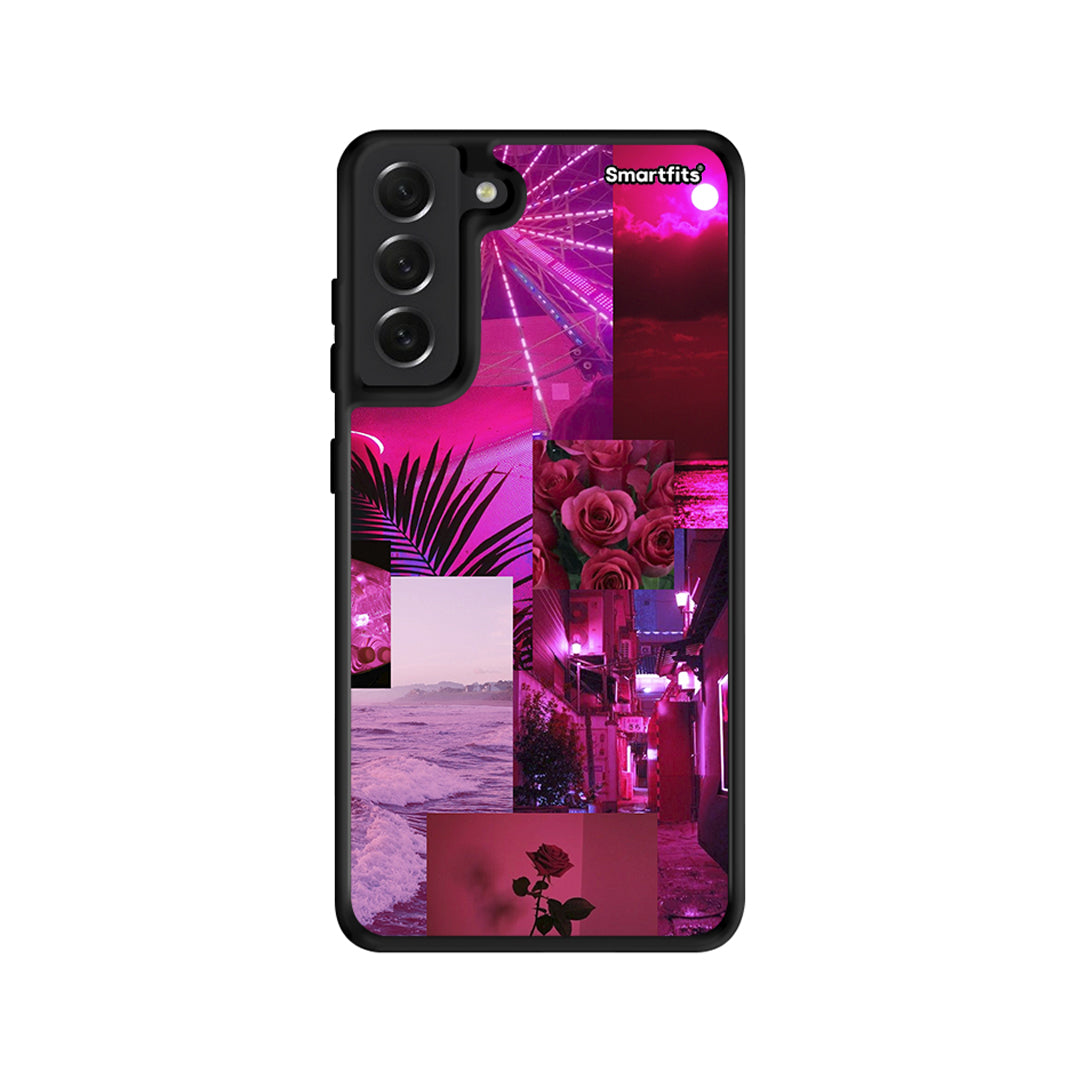Collage Red Roses - Samsung Galaxy S21 FE θήκη