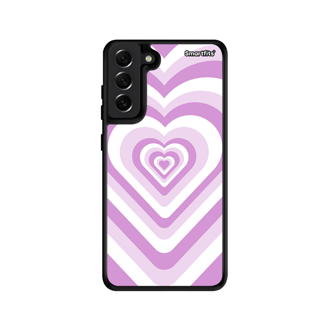Lilac Hearts - Samsung Galaxy S21 FE θήκη