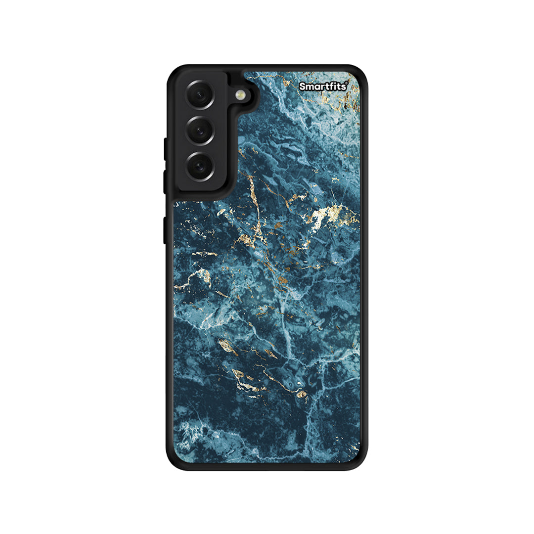 Marble Blue - Samsung Galaxy S21 FE θήκη