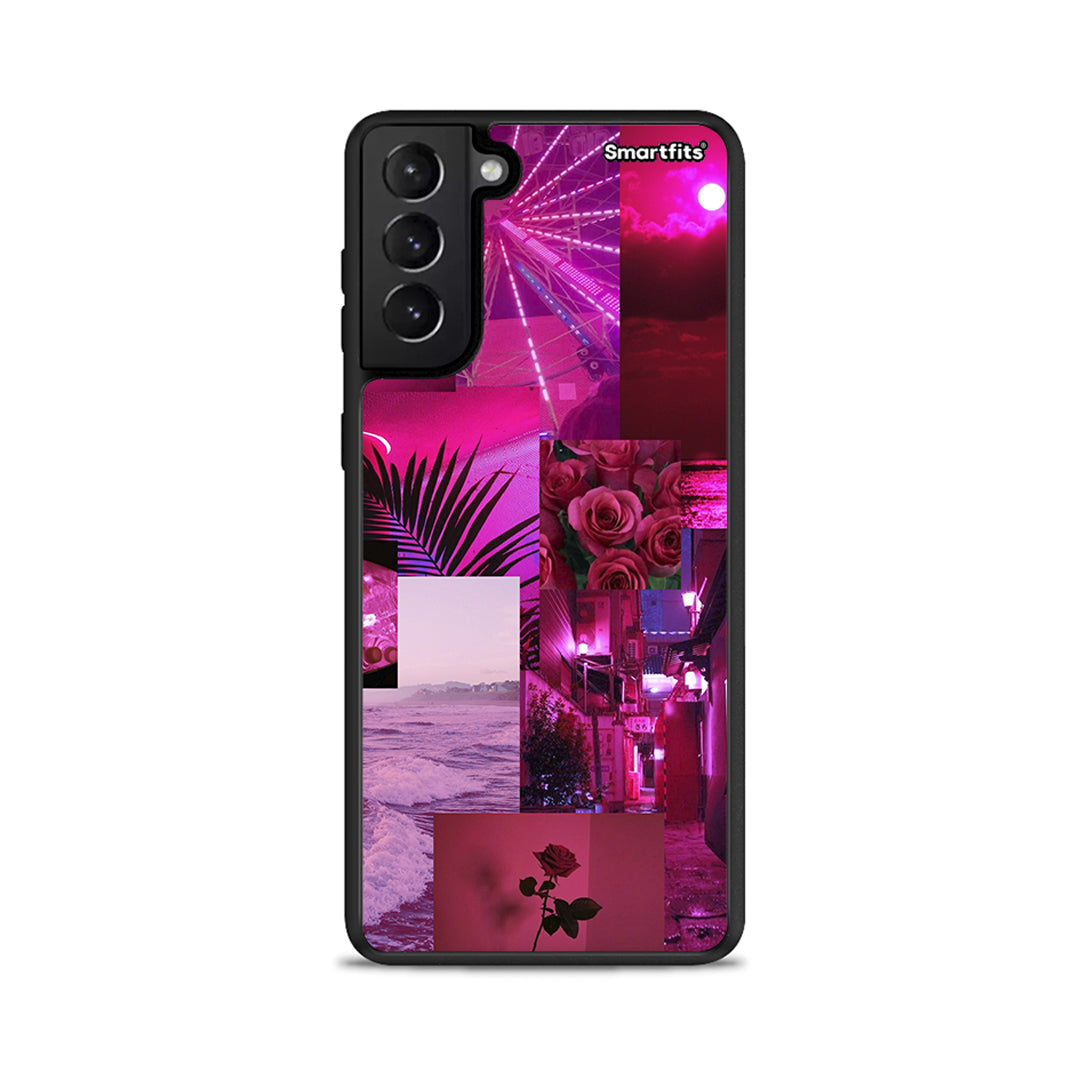 Collage Red Roses - Samsung Galaxy S21+ θήκη