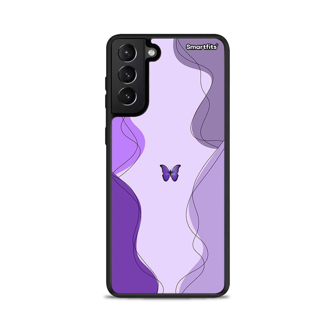 Purple Mariposa - Samsung Galaxy S21+ θήκη