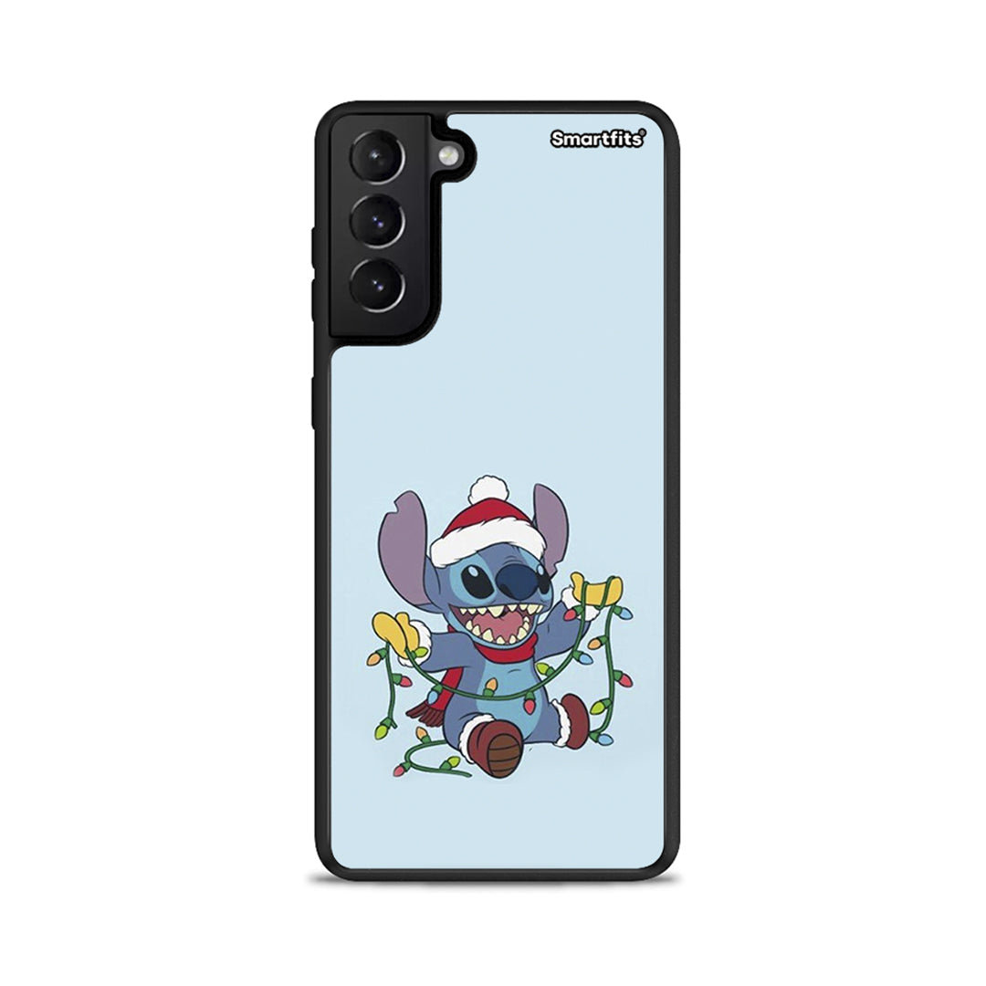 Santa Stich - Samsung Galaxy S21+ θήκη