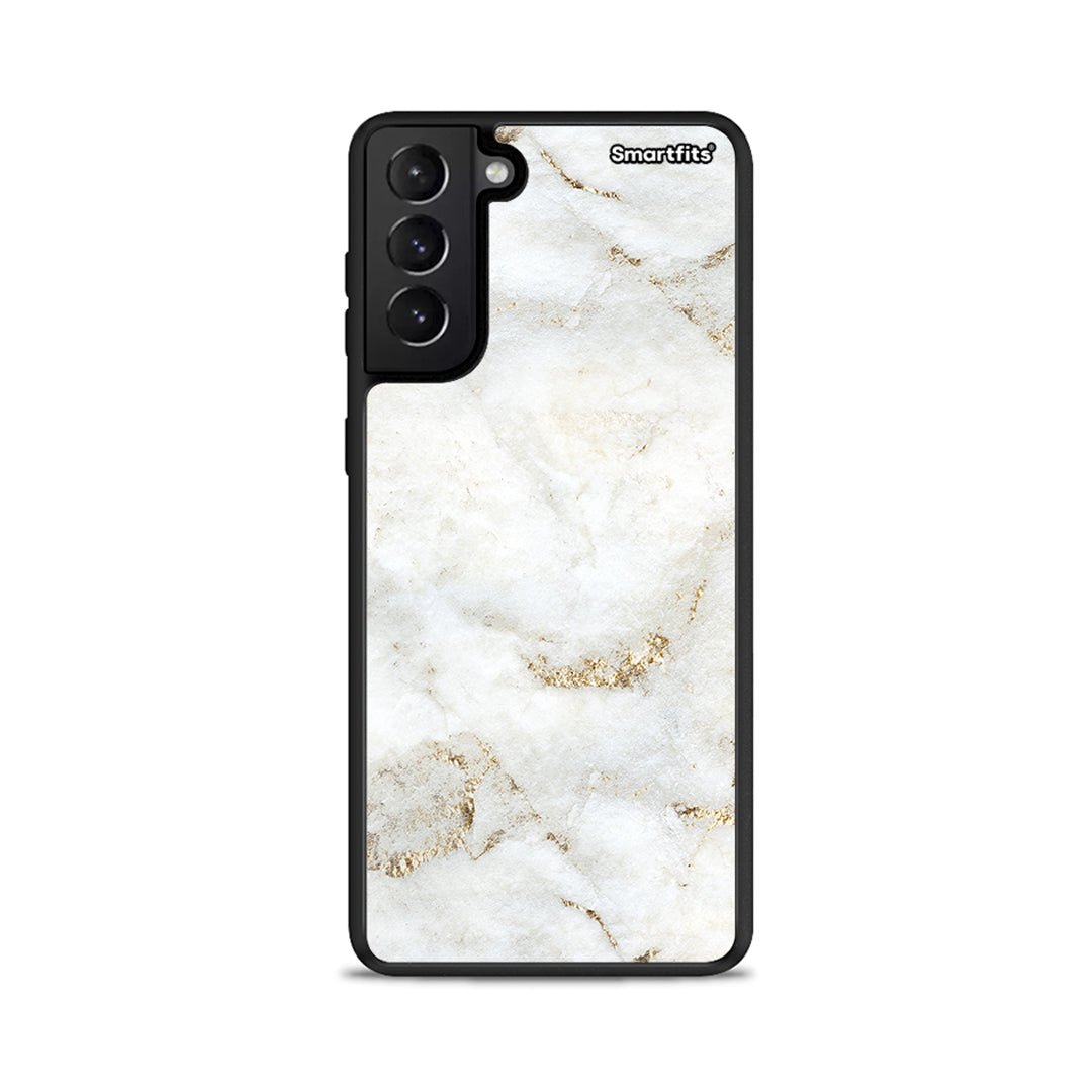 White Gold Marble - Samsung Galaxy S21+ θήκη