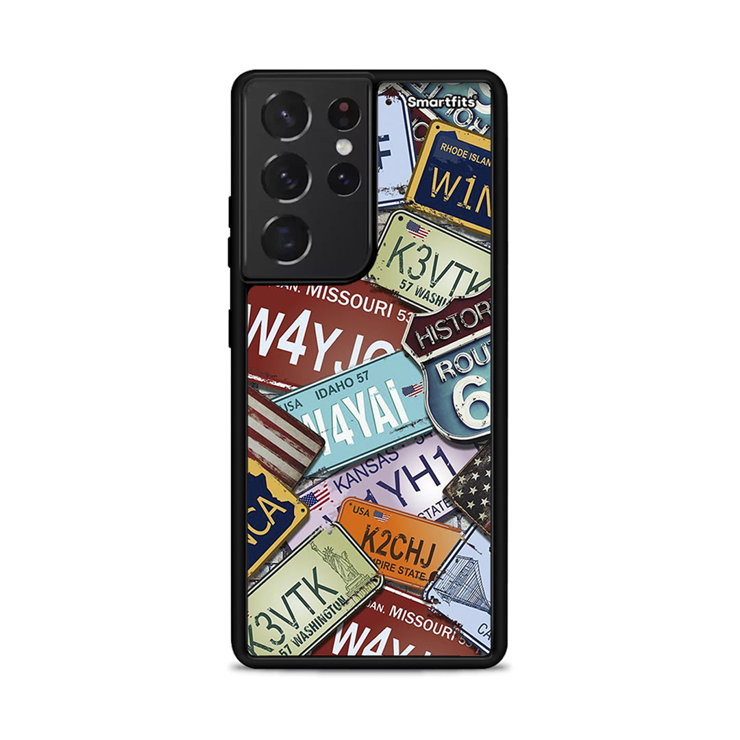 Car Plates - Samsung Galaxy S21 Ultra θήκη
