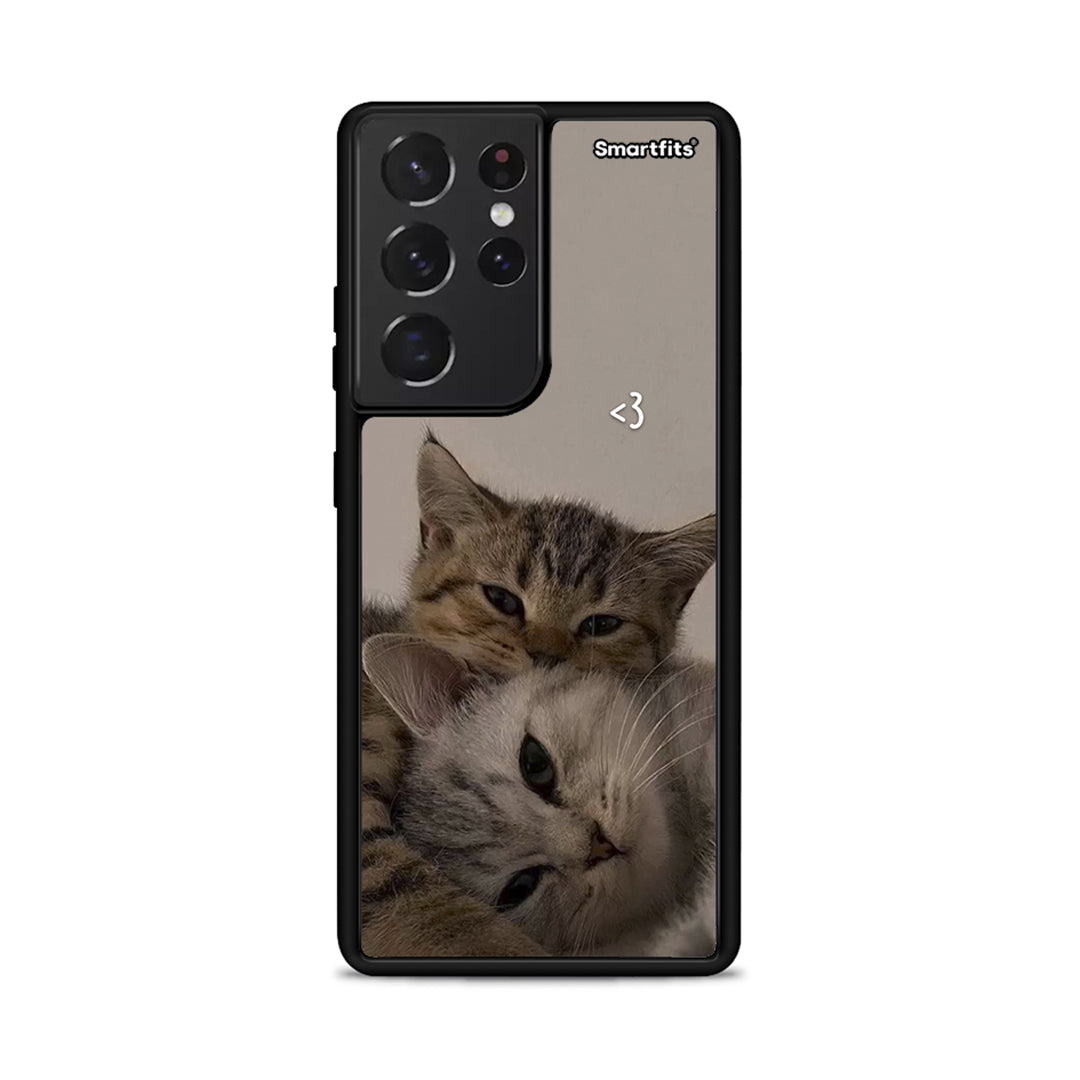 Cats In Love - Samsung Galaxy S21 Ultra θήκη