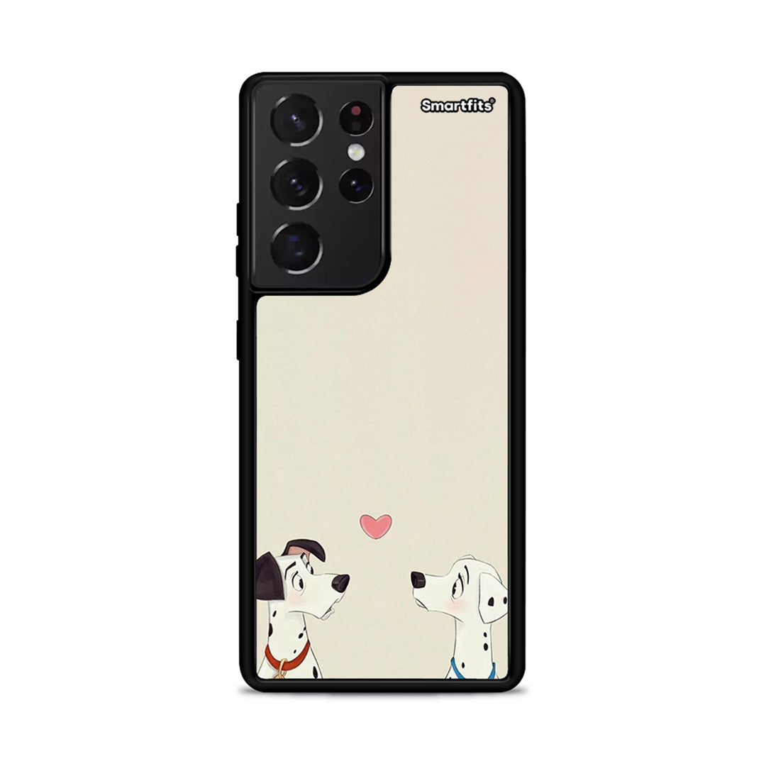 Dalmatians Love - Samsung Galaxy S21 Ultra θήκη