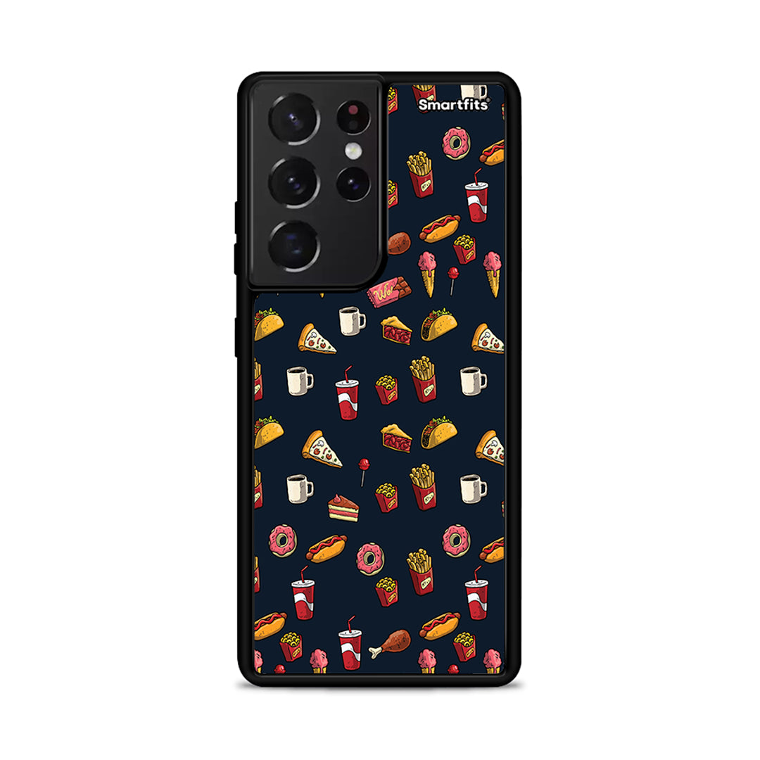 Random Hungry - Samsung Galaxy S21 Ultra θήκη