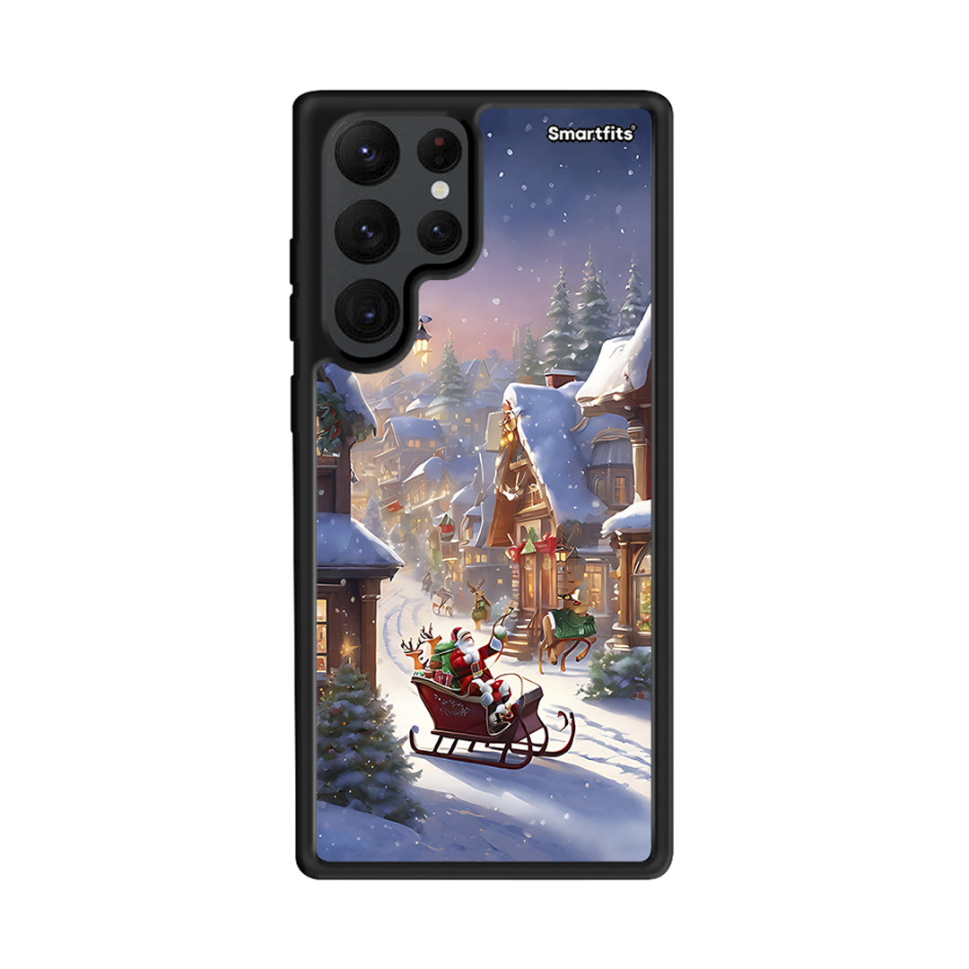 Christmas Snow - Samsung Galaxy S22 Ultra θήκη