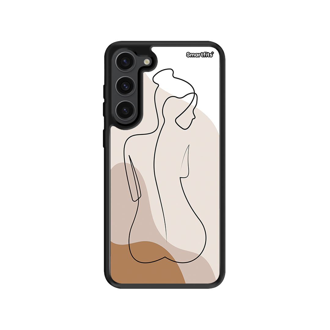 LineArt Woman - Samsung Galaxy S23 Plus θήκη