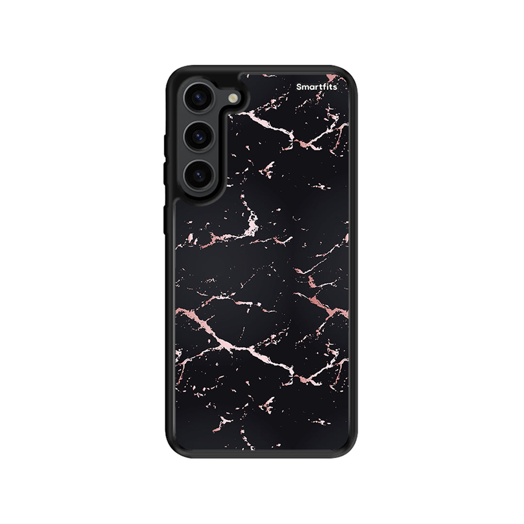 Marble Black Rosegold - Samsung Galaxy S23 Plus θήκη