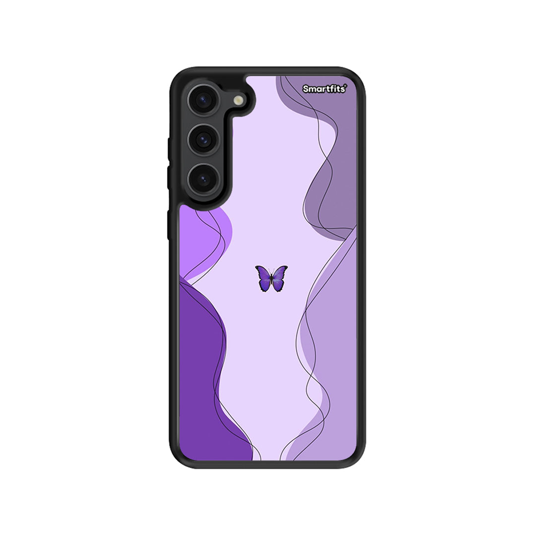 Purple Mariposa - Samsung Galaxy S23 Plus θήκη
