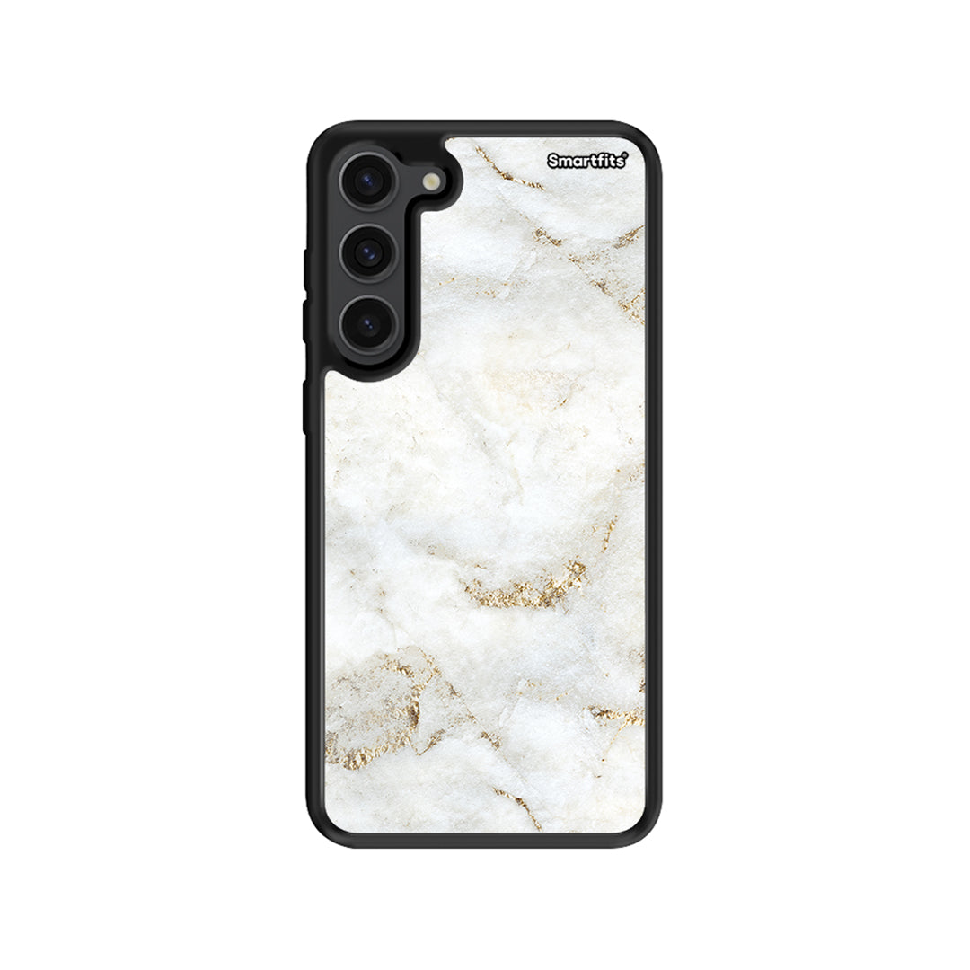 White Gold Marble - Samsung Galaxy S23 Plus θήκη