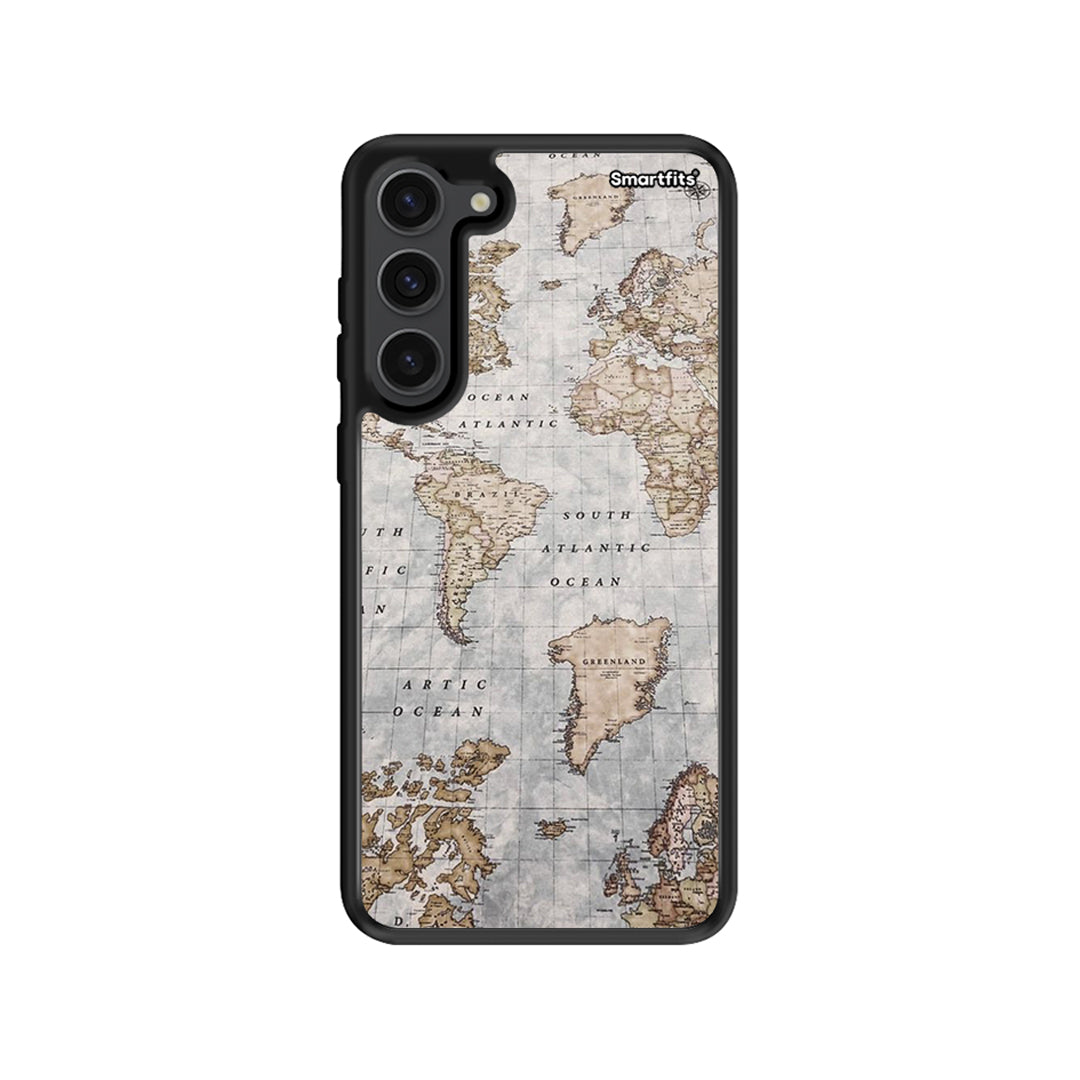 World Map - Samsung Galaxy S23 Plus θήκη