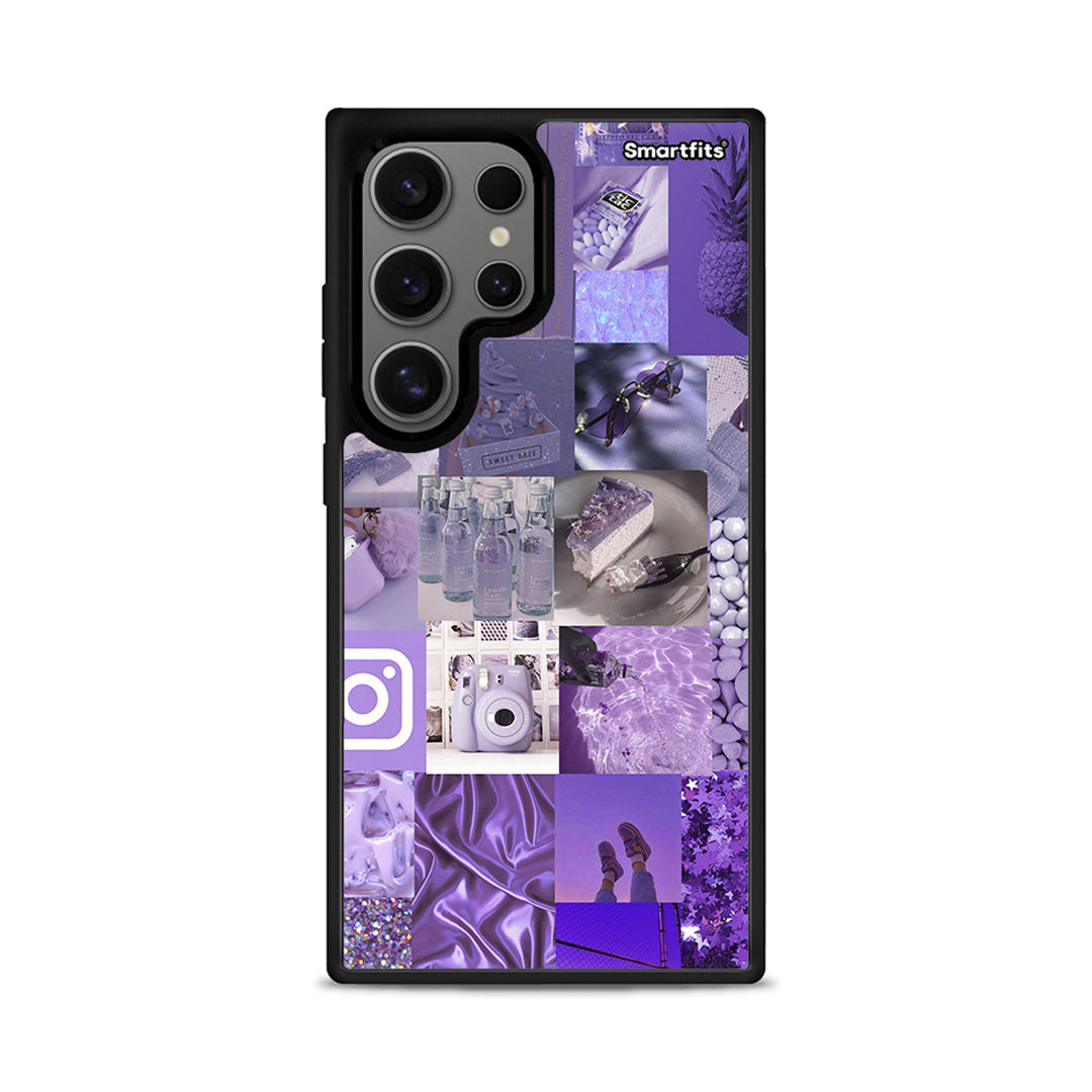 Purple Aesthetic Collage - Samsung Galaxy S24 Ultra θήκη