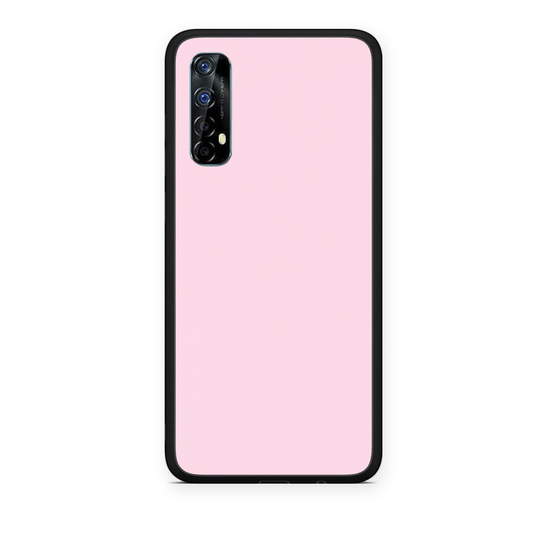 Θήκη Realme 7 Pale Pink από τη Smartfits με σχέδιο στο πίσω μέρος και μαύρο περίβλημα | Realme 7 Pale Pink case with colorful back and black bezels