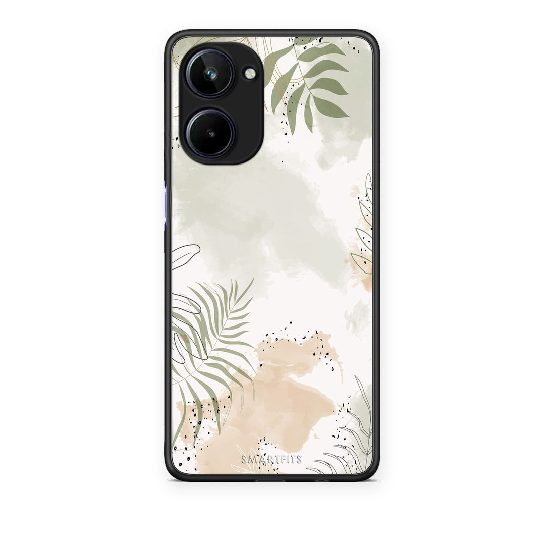 Θήκη Realme 10 Nude Plants από τη Smartfits με σχέδιο στο πίσω μέρος και μαύρο περίβλημα | Realme 10 Nude Plants case with colorful back and black bezels