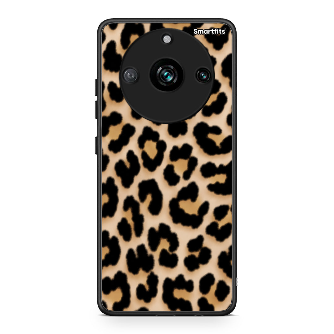Θήκη Realme 11 Pro Leopard Print Tan Small από τη Smartfits με σχέδιο στο πίσω μέρος και μαύρο περίβλημα | Realme 11 Pro Leopard Print Tan Small case with colorful back and black bezels