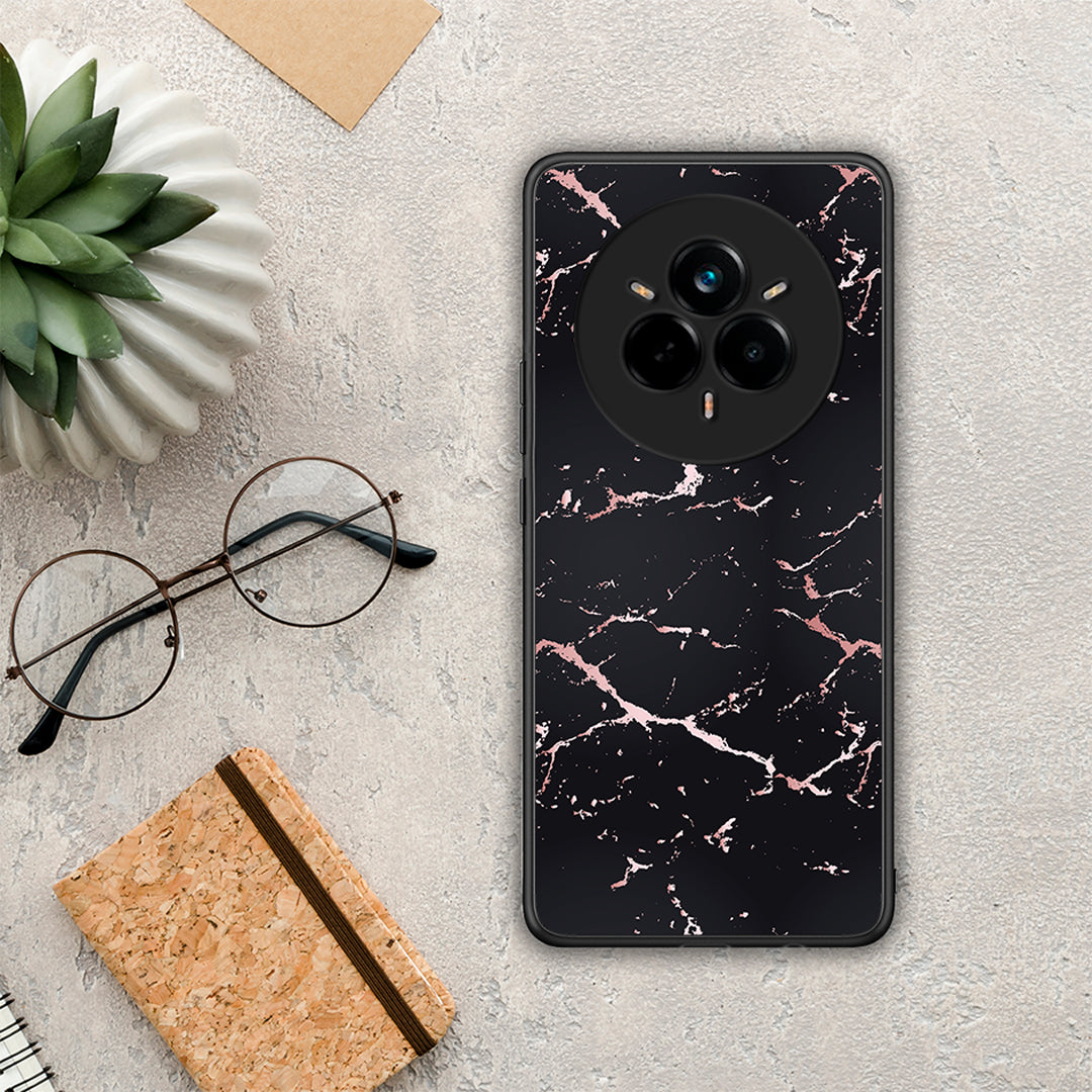 Marble Black Rosegold - Realme 14 Pro Plus θήκη