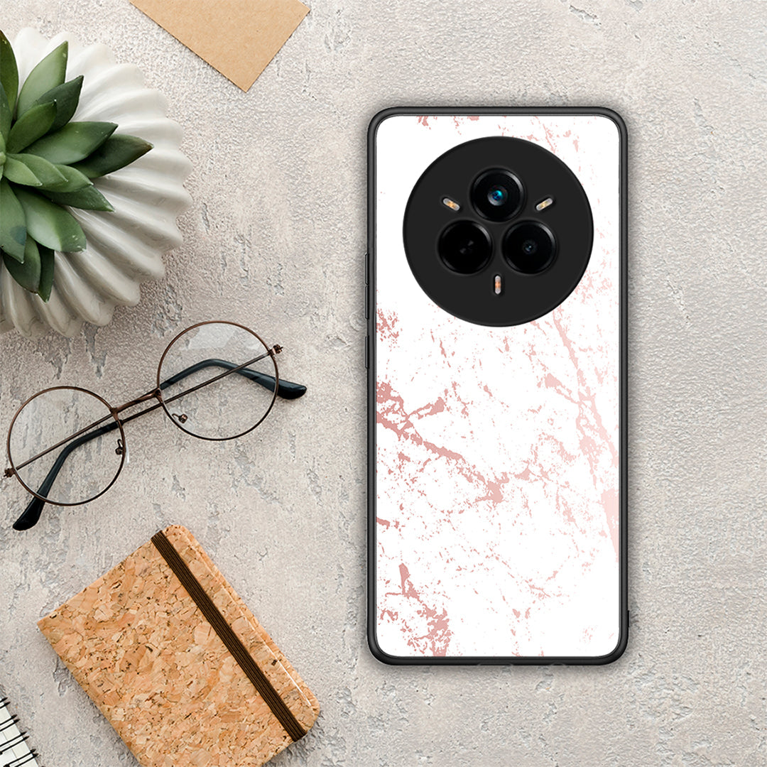 Marble Pink Splash - Realme 14 Pro Plus θήκη
