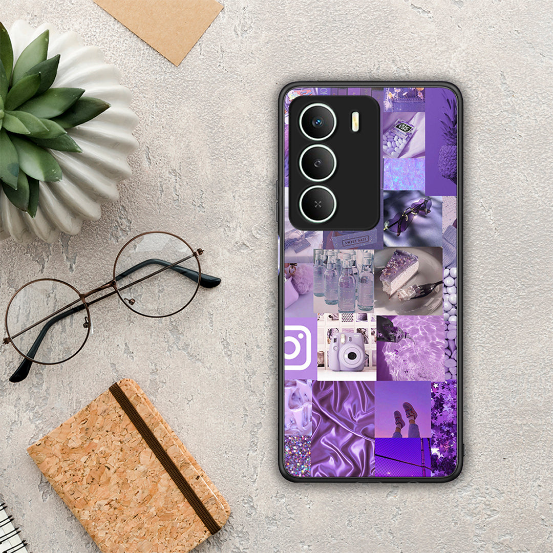 Purple Aesthetic Collage - Realme 14X θήκη