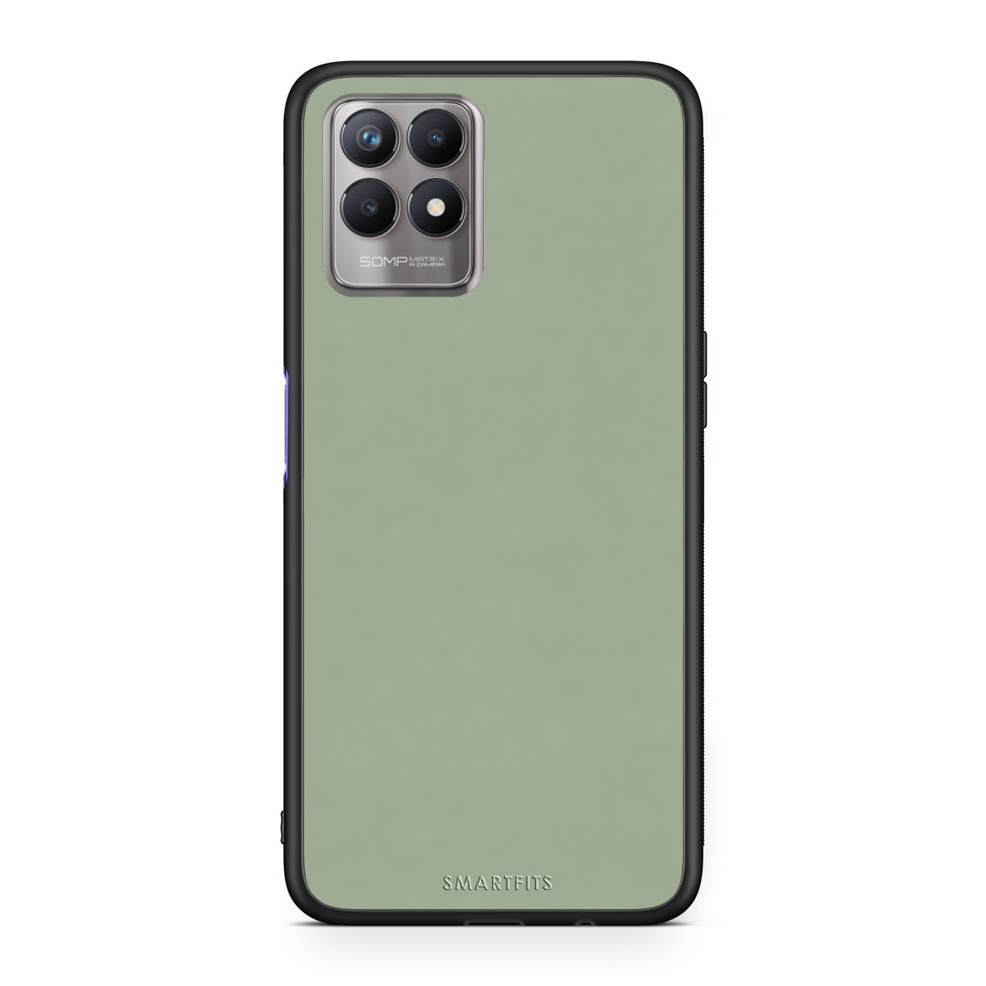 Θήκη Realme 8i Sage Green από τη Smartfits με σχέδιο στο πίσω μέρος και μαύρο περίβλημα | Realme 8i Sage Green case with colorful back and black bezels