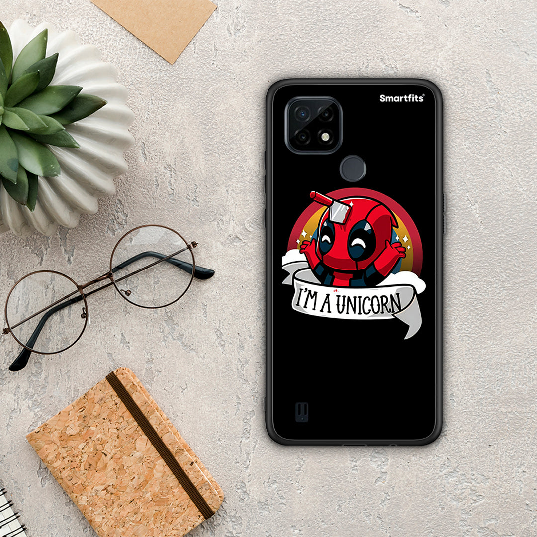 Unicorn Deadpool - Realme C21 θήκη