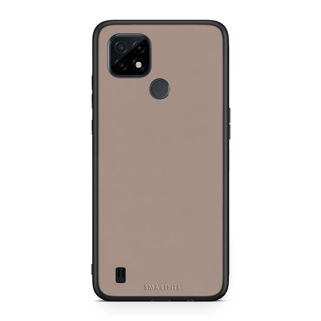 Θήκη Realme C21 Warm Taupe από τη Smartfits με σχέδιο στο πίσω μέρος και μαύρο περίβλημα | Realme C21 Warm Taupe case with colorful back and black bezels
