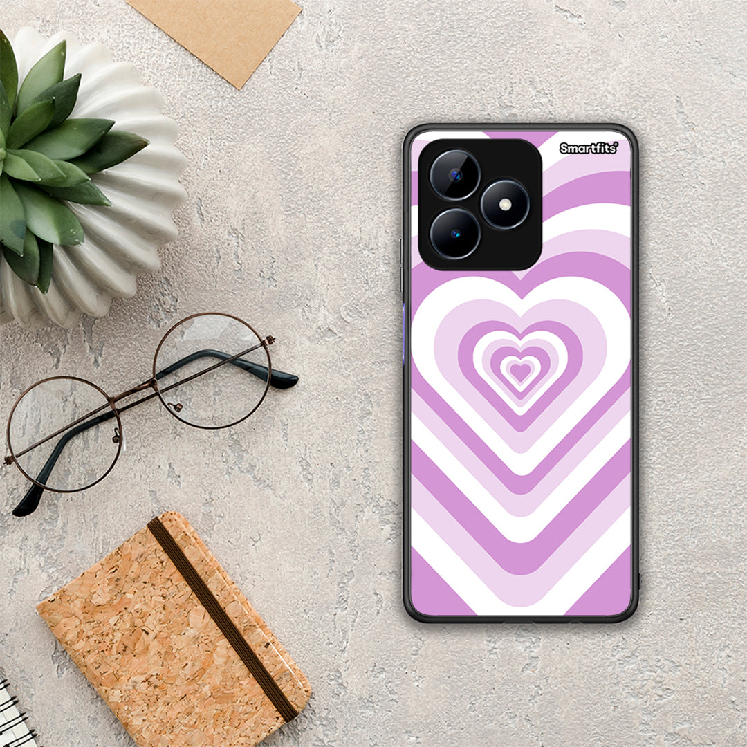 Lilac Hearts - Realme C51 θήκη