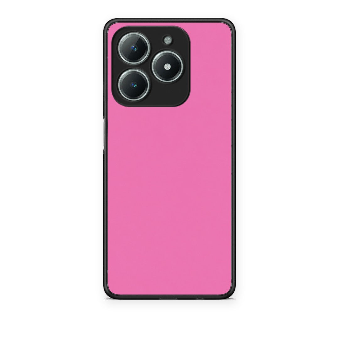 Θήκη Realme C61 Rose Pink από τη Smartfits με σχέδιο στο πίσω μέρος και μαύρο περίβλημα | Realme C61 Rose Pink case with colorful back and black bezels