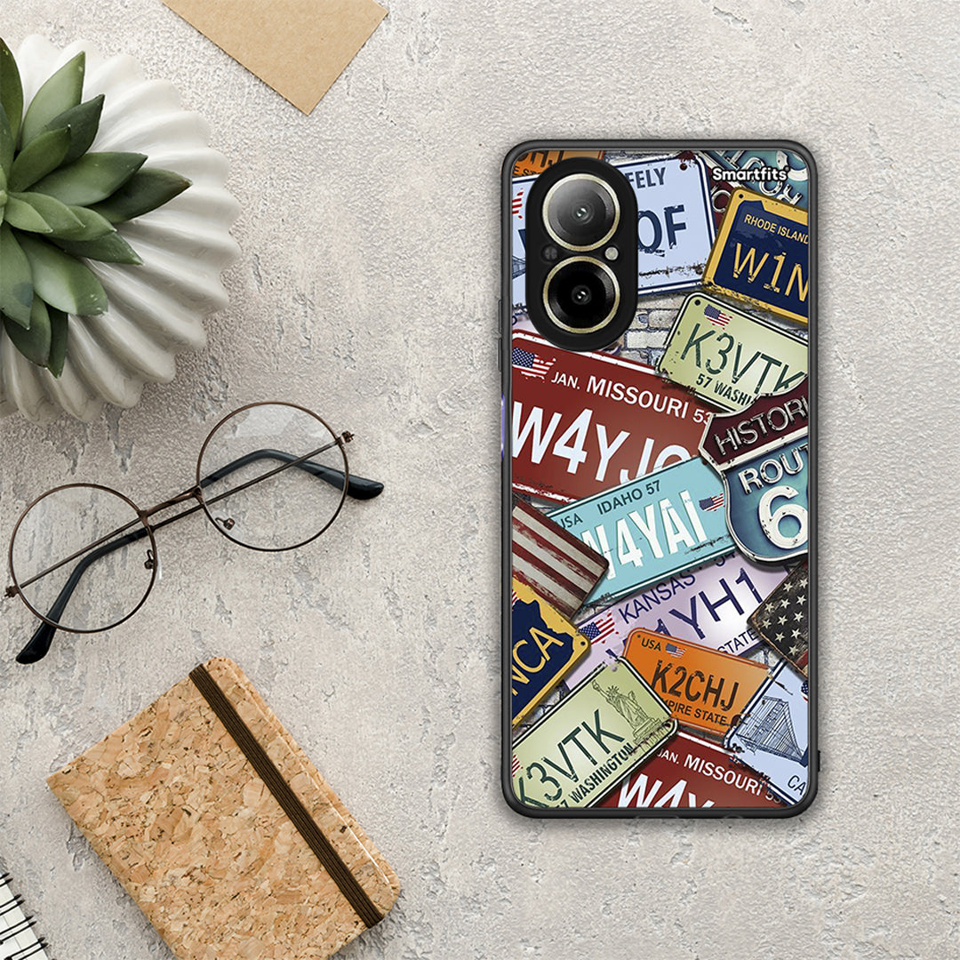 Car Plates - Realme C67 4G θήκη