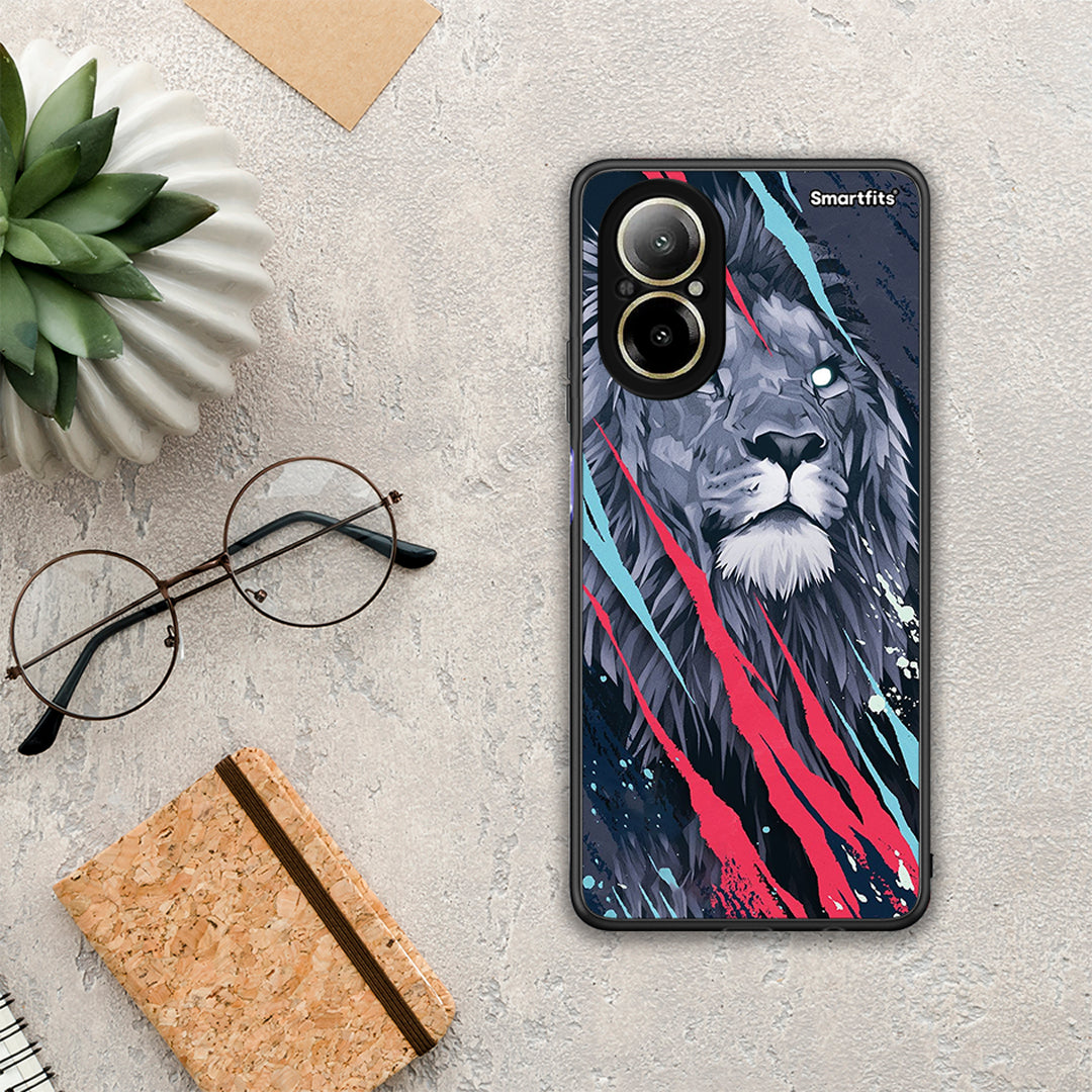 PopArt Lion Designer - Realme C67 4G θήκη