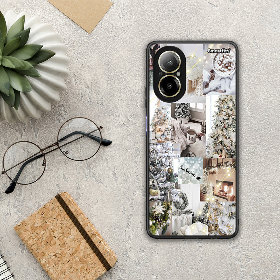 White Christmas - Realme C67 4G θήκη