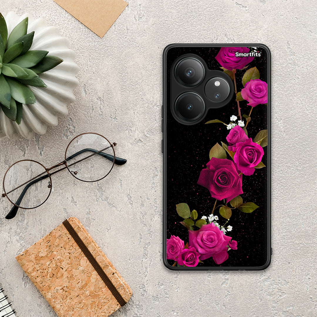 Flower Red Roses - Realme GT 6 5G θήκη