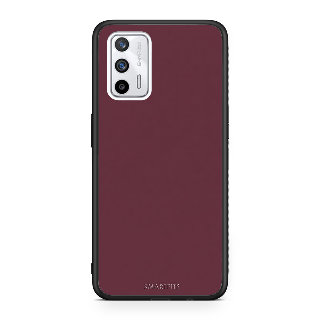 Θήκη Realme GT Muted Burgundy από τη Smartfits με σχέδιο στο πίσω μέρος και μαύρο περίβλημα | Realme GT Muted Burgundy case with colorful back and black bezels