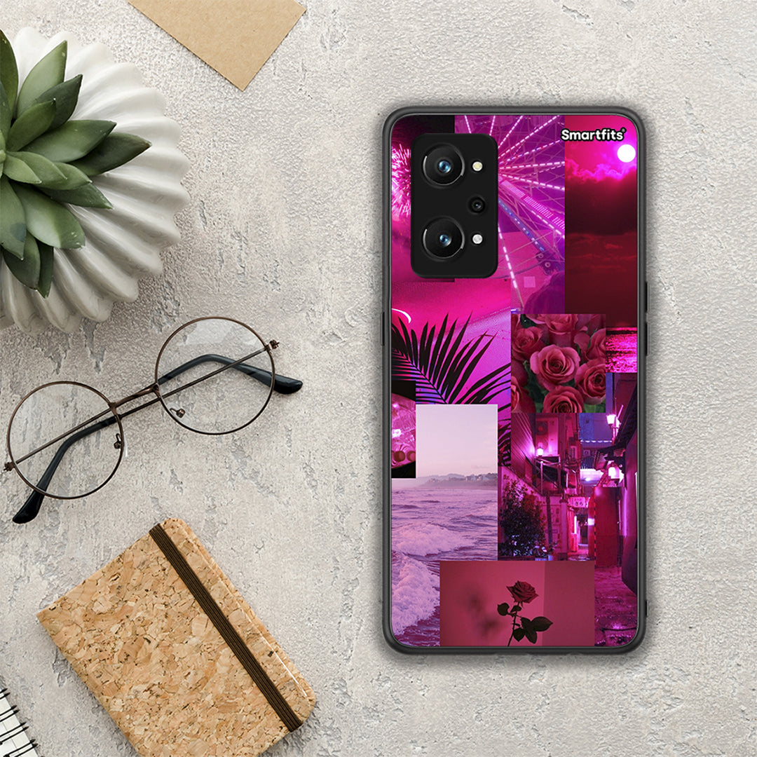 Collage Red Roses - Realme GT Neo 3T θήκη