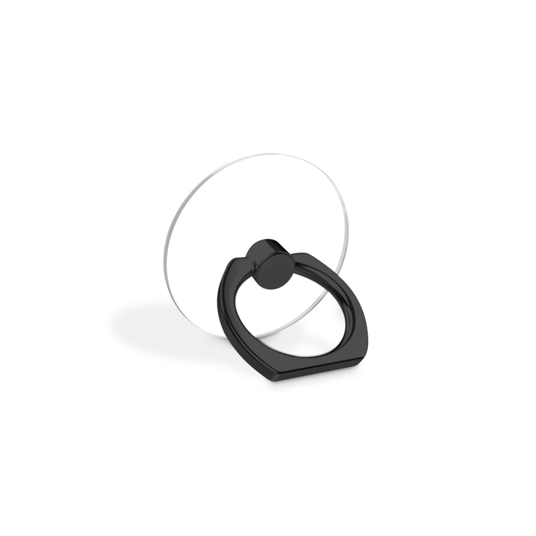 Ring Stent Με Διάφανη Βάση - Μαύρο Ματ