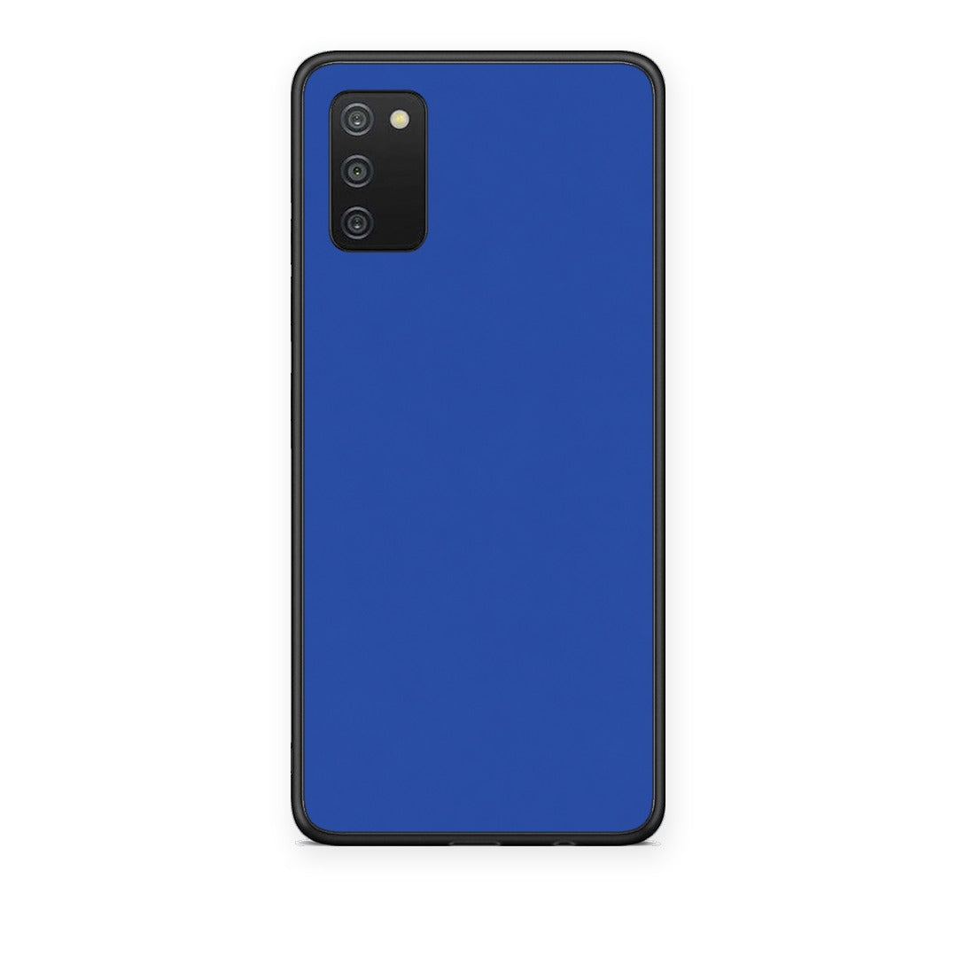 Θήκη Samsung Galaxy A02s / M02s / F02s Royal Blue από τη Smartfits με σχέδιο στο πίσω μέρος και μαύρο περίβλημα | Samsung Galaxy A02s / M02s / F02s Royal Blue case with colorful back and black bezels