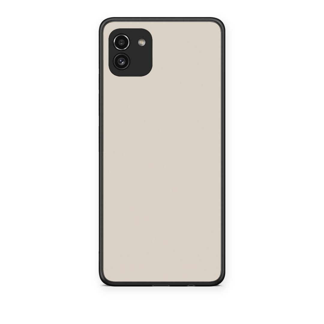 Θήκη Samsung Galaxy A03 Ivory Beige από τη Smartfits με σχέδιο στο πίσω μέρος και μαύρο περίβλημα | Samsung Galaxy A03 Ivory Beige case with colorful back and black bezels