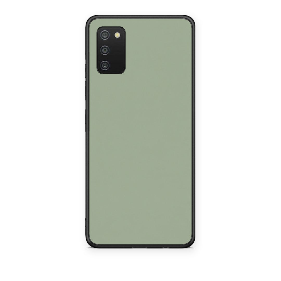 Θήκη Samsung Galaxy A03s Sage Green από τη Smartfits με σχέδιο στο πίσω μέρος και μαύρο περίβλημα | Samsung Galaxy A03s Sage Green case with colorful back and black bezels