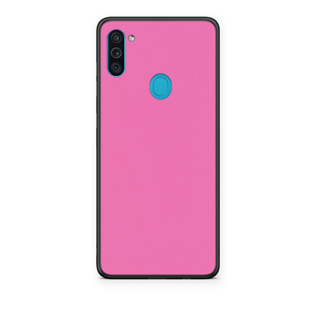 Θήκη Samsung Galaxy A11 / M11 Rose Pink από τη Smartfits με σχέδιο στο πίσω μέρος και μαύρο περίβλημα | Samsung Galaxy A11 / M11 Rose Pink case with colorful back and black bezels